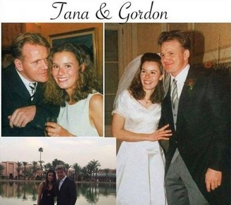 Gordon Ramsay and Tana Ramsay's at their big day.